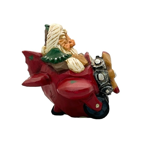 Vintage David Frykman 1997 "Santa Flying A Plane" Coyne’s & Company DF1074 EUC - Picture 2 of 9